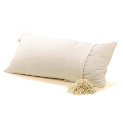 Almohada rellena de copos de látex 100% natural